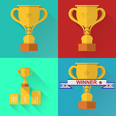 Image showing Vector icons for competition