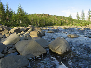 Image showing Mountain river