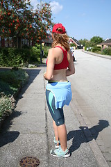 Image showing Jogging-girl