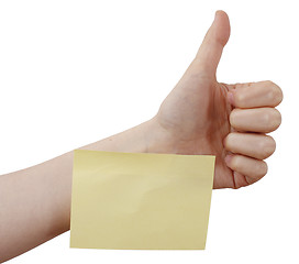 Image showing One Post it