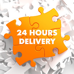 Image showing Yellow Puzzle - 24 Hours Delivery.