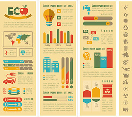 Image showing Ecology Infographic Template.