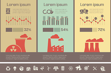 Image showing Ecology Infographic Template.