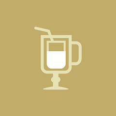 Image showing Drink Flat Icon