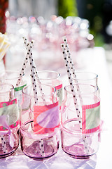 Image showing Decorative party glasses