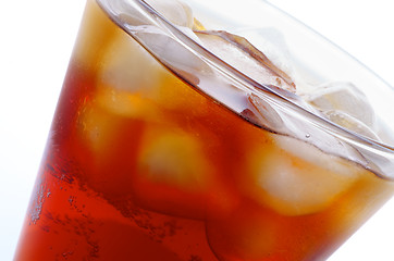 Image showing Cola with Ice