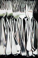 Image showing Metal eating forks