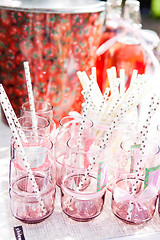 Image showing Decorative party glasses