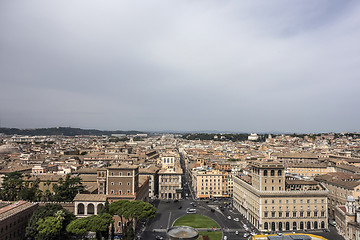 Image showing Panorama view of Rome