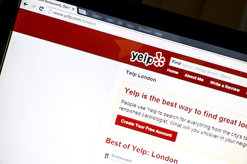 Image showing yelp website