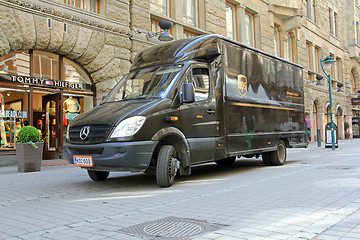 Image showing UPS Delivery Truck in Helsinki, Finland