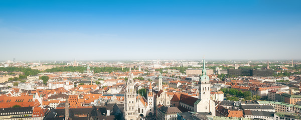 Image showing panorama Munich