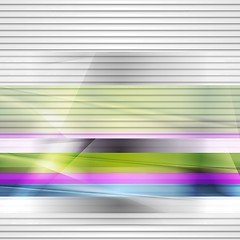 Image showing Abstract stripes vector design