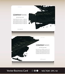 Image showing Set of abstract business card with place for your text