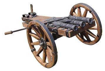 Image showing Triple cannon