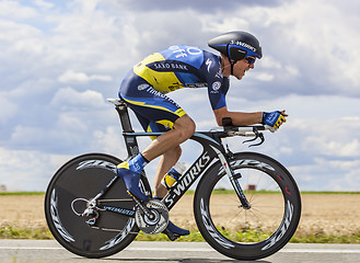 Image showing The Cyclist Chris Sorensen