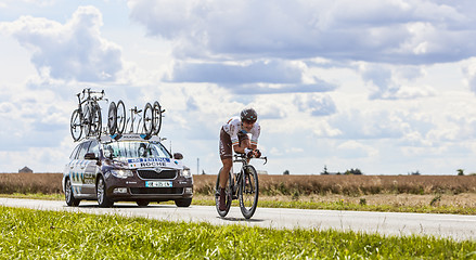 Image showing The Cyclist Nicolas Roche