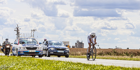 Image showing The Cyclist Thibaut Pinot