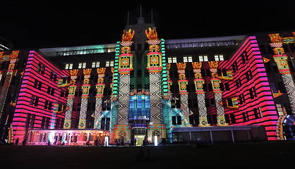 Image showing Museum of Contemporary Arat, The Rocks, Sydney Vivid festival