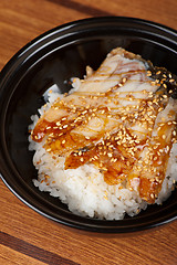 Image showing eel with rice