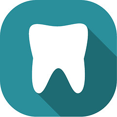 Image showing Dental Flat Icon