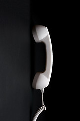 Image showing Retro telephone with cord