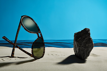 Image showing a strange summer beach