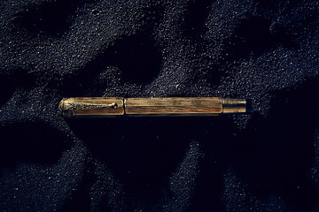 Image showing golden pen