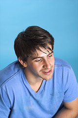 Image showing portrait of a young man smiling