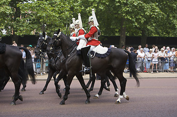 Image showing Trooping of the Colour Queen's Birthday in London