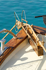 Image showing Boat deck
