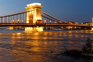 Image showing Budapest at night