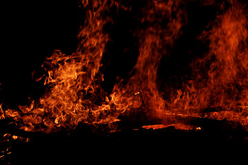 Image showing Fire flame