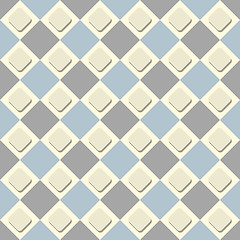 Image showing Vector seamless checkered background. A simple illustration