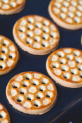 Image showing fresh homemade honey cookies 