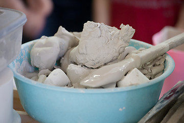 Image showing porcelain clay