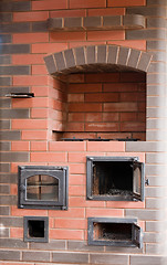 Image showing brick stove