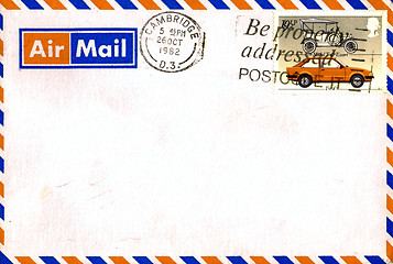 Image showing vintage envelope