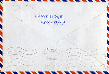 Image showing vintage envelope