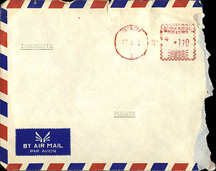 Image showing vintage envelope