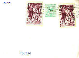 Image showing vintage envelope