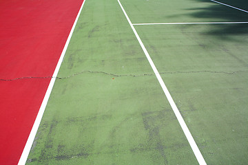 Image showing tennis court