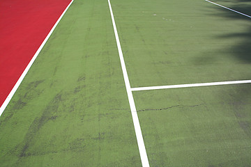 Image showing tennis court