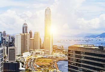 Image showing Hong Kong skyline