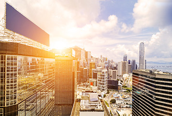 Image showing Hong Kong skyline