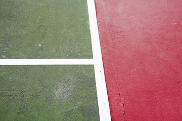 Image showing tennis court