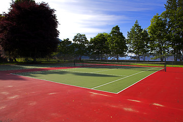 Image showing tennis court