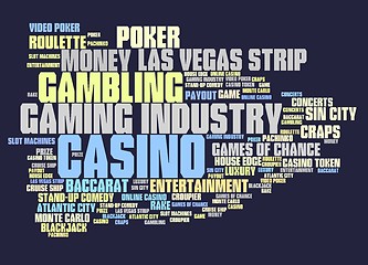 Image showing Casino gambling