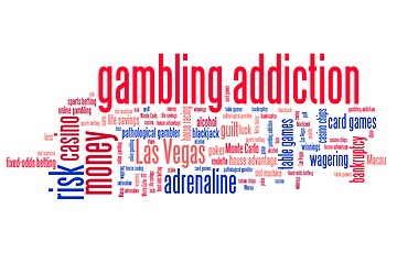 Image showing Gambling words