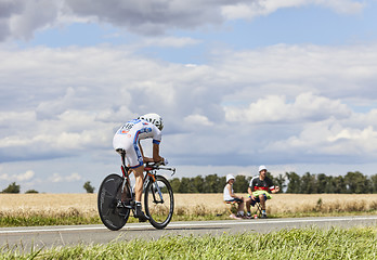 Image showing The Cyclist Thibaut Pinot